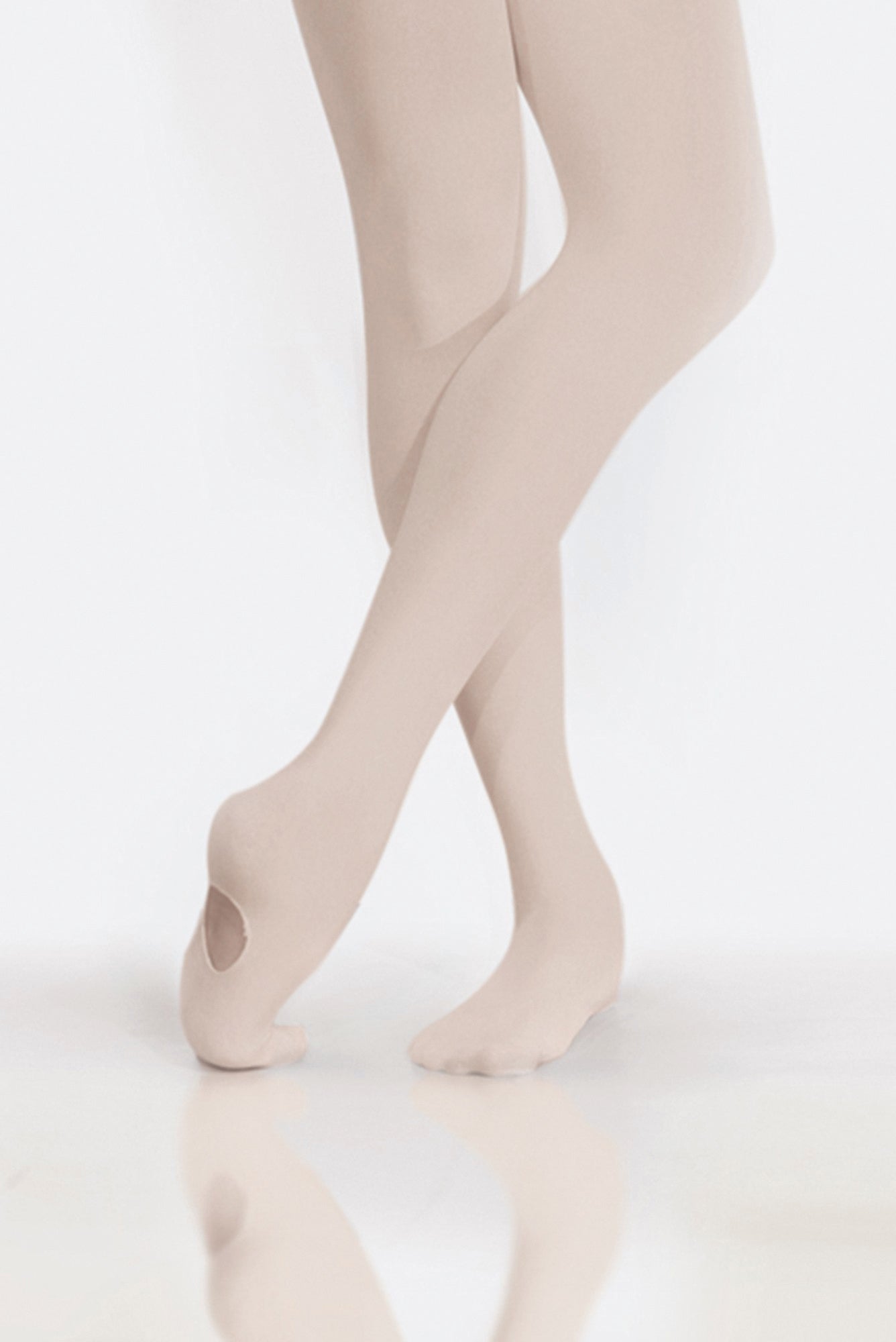 PREMIERE LIGHT PINK CONVERTIBLE TIGHTS - LADIES - DIV123