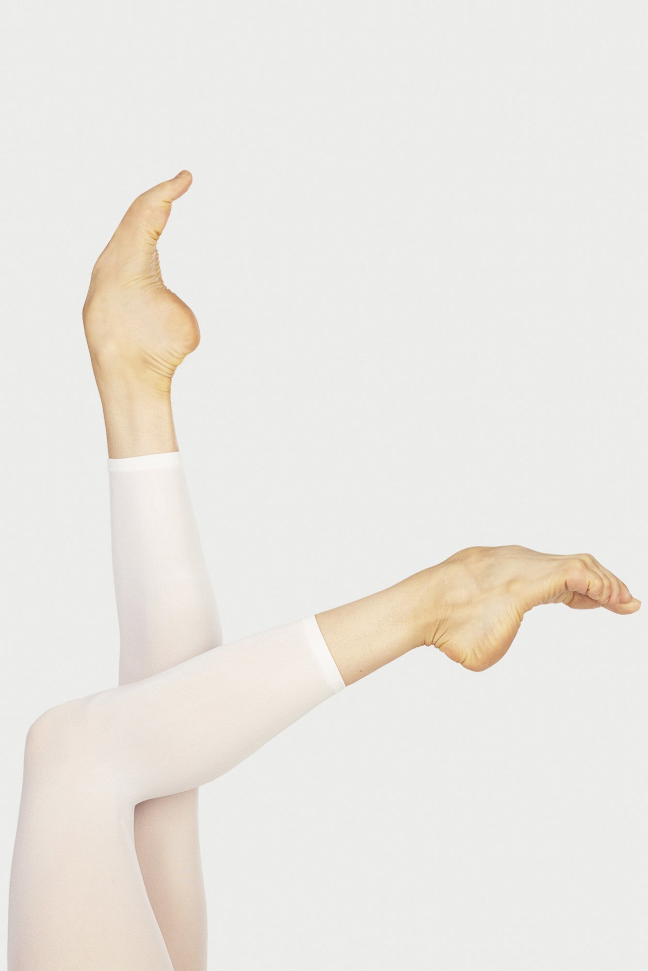 CLASSIQUE WHITE FOOTLESS TIGHTS - GIRLS - DIV60