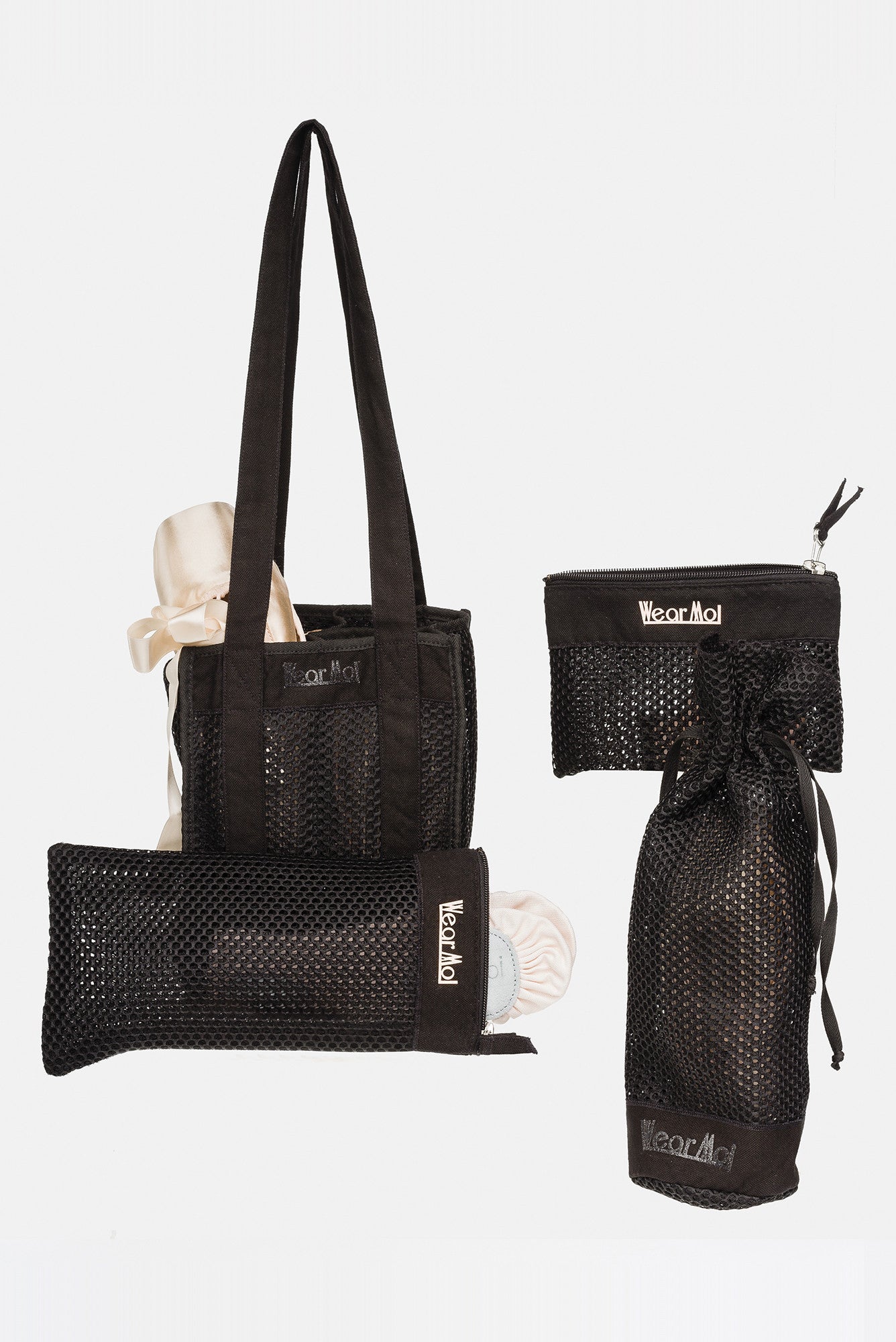 SPITZENSCHUH-TASCHE MIT FÄCHERN - DIV82